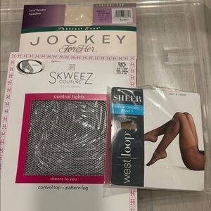 Skweez Couture Fishnet /  Jockey Pantyhose